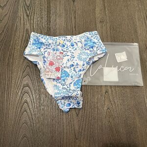 NWT Toluca Gia Maxi Bikini Bottom Rivera Size S
